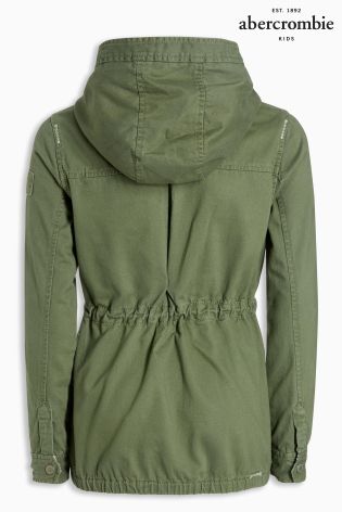 Abercrombie & Fitch Olive Safari Jacket